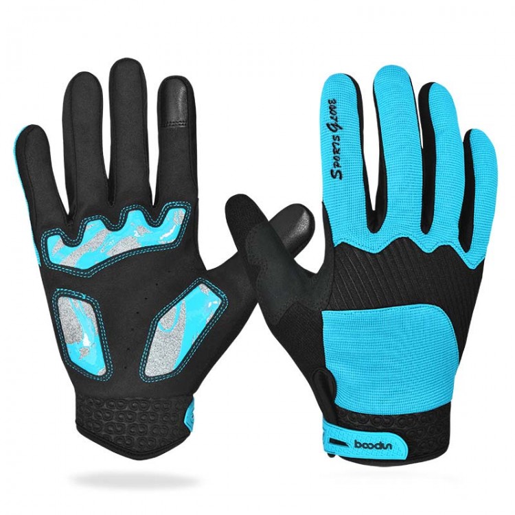 Outdoor Sports Men and Women Riding Gloves Touchscreen Gloves Plus Velvet Warm Anti - skid